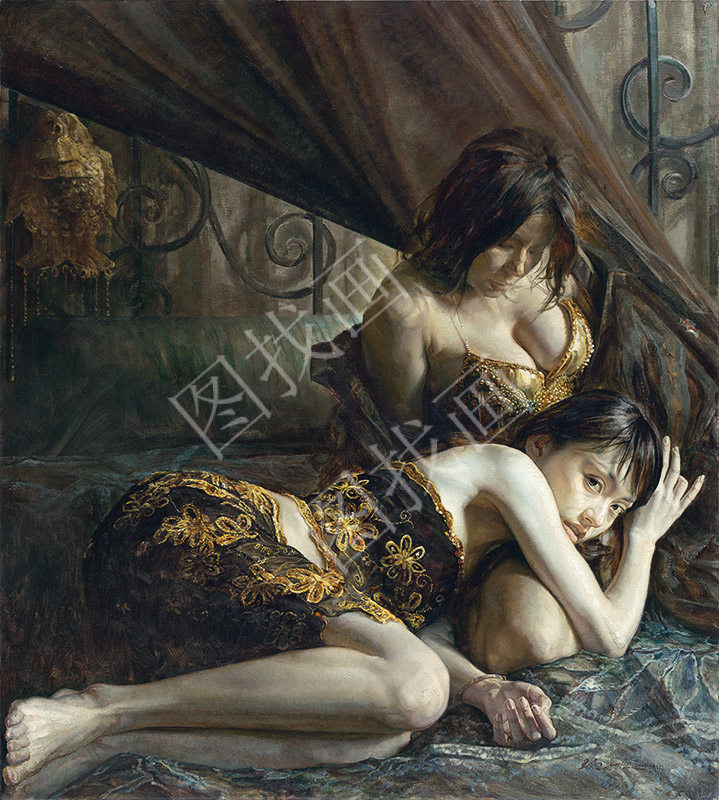 近现代 刘亚明 相系列二 60x65cm
